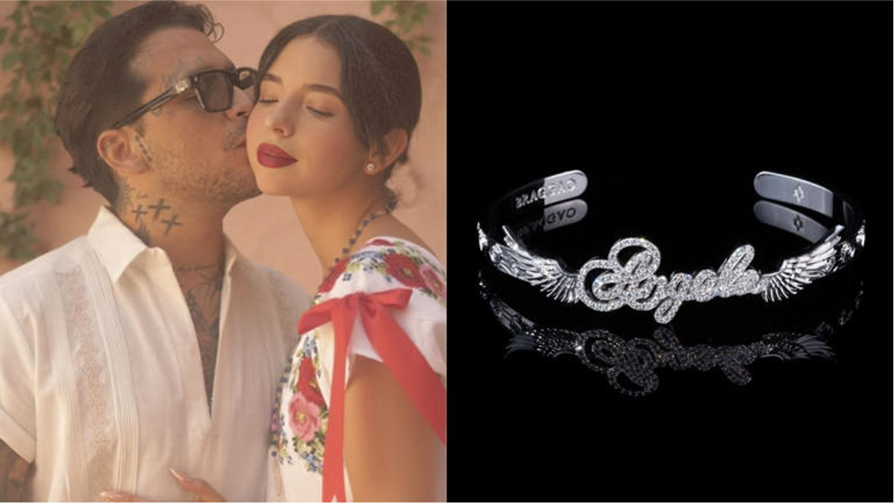 Christian Nodal presume lujoso brazalete inspirado en Ángela Aguilar