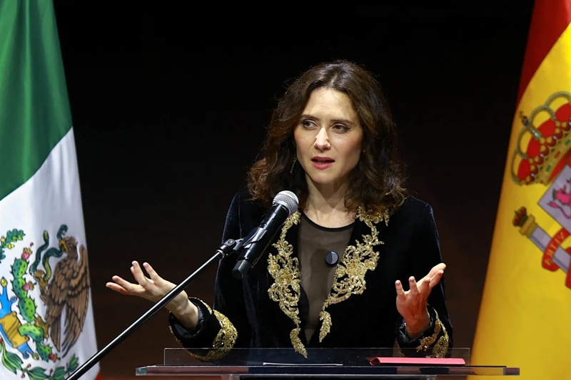 Conflicto diplomático México-España: Ayuso responde a Sheinbaum desde Aguascalientes