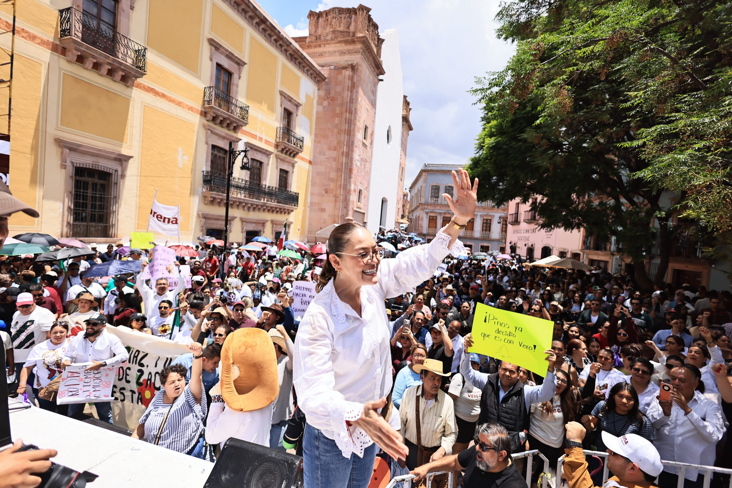 Vero Díaz inicia asambleas por la Transformación en Zacatecas