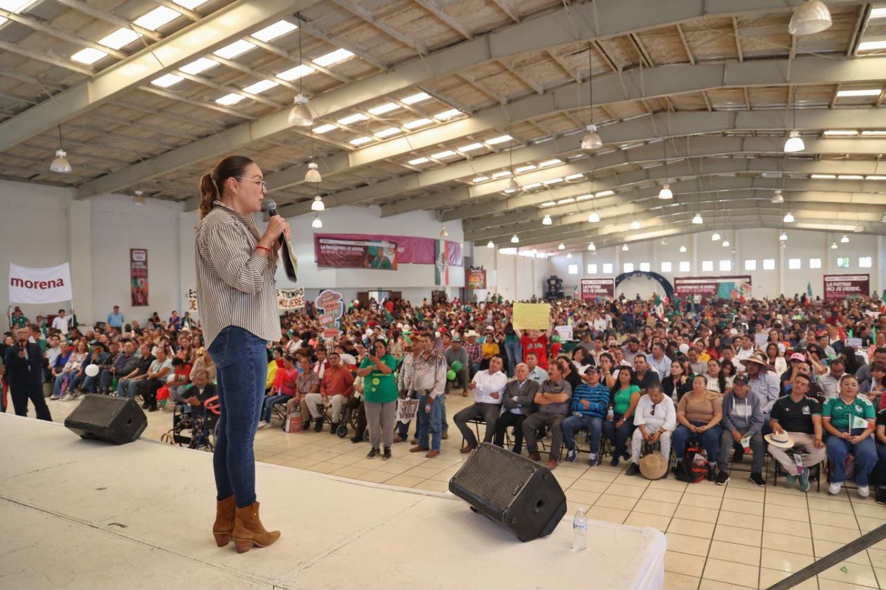 Vero Díaz reafirma en Fresnillo: Pueblo organizado defenderá la Cuarta Transformación y la soberanía nacional